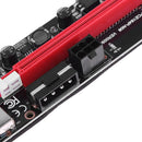 009s 1x to 16x PCI Express Riser Card USB3.0 Cable Dual 6Pin for BTC Mining