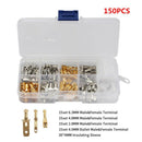 150x2.8/4.8/6.3mm Crimp Terminals Insulated Seal Electrical Wire Connector Crimp