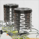 Stainless Steel Mini Camping Warmer Heater Cap Outdoor Gas Stove Cover Deluxe