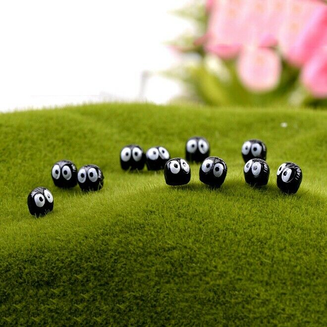 Micro-Landscape Black Coal Briquettes Diy Black Material Decorative Miniatu
