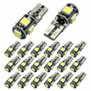 6x LED Canbus Error Free T10 5050 Interior Light Bulbs 168 192 194 2825 White AU