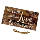 Rustic Wooden Plaque Home Decor Board  Indoor Outdoor Hanging Sign