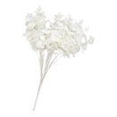 19inch Artificial Eucalyptus Leaves Branch Silk Leaves Green Wedding Decor White