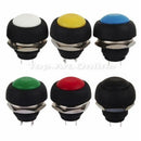 6pcs Momentary Contact 12mm Mini Round Waterproof ON/OFF Push button Switch New