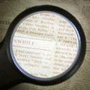 Multifunctional Folding Magnifying Glass with 2-LEDs Lights Black + White