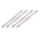 4 Pieces Tennis Squash Racket Vibration Dampener Shock Absorber White