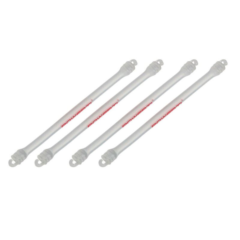 4 Pieces Tennis Squash Racket Vibration Dampener Shock Absorber White