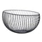Fruit Basket Candy Cookie Snack Bowl Kitchen Vegetable Food Holder-Black