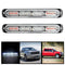 2PCS Car Truck LED Warning Hazard Strobe Flashing Lamp Bar Beacon White