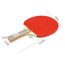 Table Tennis Bats + 3 Ping Pong Balls Set Long Handle Ping Pong Rackets Paddles