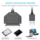 2.5 inch HDD SSD USB 3.0 to SATA Converter Adapter Cable for Windows XP 7 8 10
