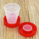 Plastic Folding Cup Telescopic Collapsible Outdoor Travel Camping neM&