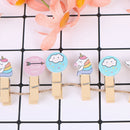10pcs Wooden Clip Wedding Fashion Wood Clip Cute Photo Wall ClipOZ