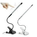 Usb Led Desk Lamp With Clip Flexible Table Lamp For Bedside Book Reading St