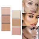 Sace Lady 4 Colors Highlighter Palette Makeup Face Contour Powder Bronzer M