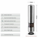 Electric salt and pepper grinding unit (2 packs) - Electronically adjustabl Z5V8