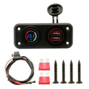 Dual USB Charger Power Cigarette Lighter  Waterproof For Car Boat Motor