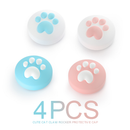 4pcs Cat Paw Thumbstick Cover Joystick Rocker Cap for Switch/Lite/Joy-Con