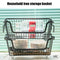 Kitchen Counter Cabinet Fruit Vegetable Iron Art Storage Basket With Handles