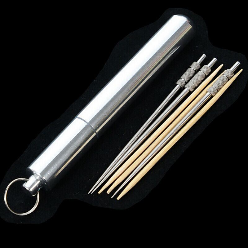 Aluminum Pill Box Case Capsule Shape Keychain Outdoor Waterproof Pill BoxBX