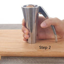 Alloy Pecan Nut Cracker Walnut Nutcracker Pine Funnel Frosted Grips Pliers