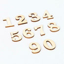 10pcs Rustic Wooden Digital Number DIY Craft Table Scatter Home Decoration