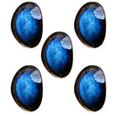 5Pcs Blue Ceramic Glaze Chopstick Rest Spoon Fork Rest Table Decor Newest Useful