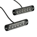 Blue 6 LED Dash Strobe Light Flash Emergency Warning Safety Lamp For Car 1pc