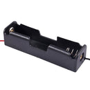 5pcs Black Battery Storage Box Case Holder for 3.7V18650x1 Batteries Z4V1