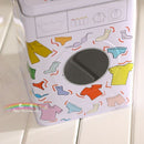 Color Washing Machine Iron Box, Portable Washing Powder Box, Iron Can, Stor N3F4