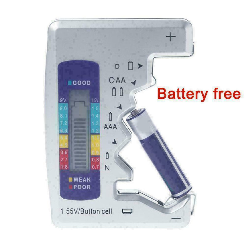 Universal Digital LCD Battery Tester Checker C D N AA 1.5V Cell 9V AAA D7U6 O4D3