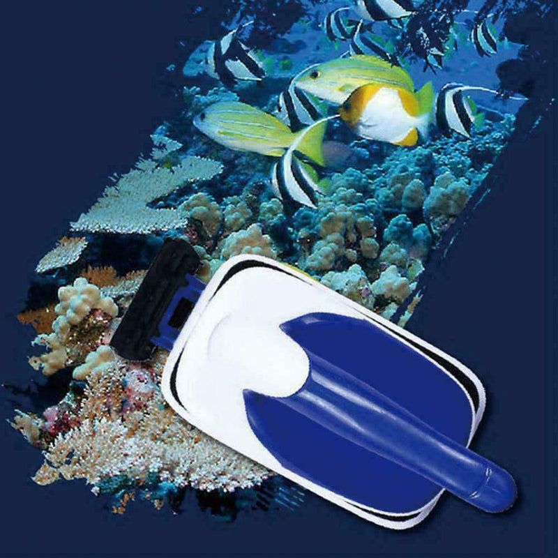 1* Magnetic Aquarium Fish Tank Algae Glass Cleaner Brushs Floating-Clean Sc P0X8