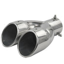 Automobile Universal 63Mm One Minute Two Exhaust Pipe Tail Throat M3U9