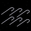 6pcs Mini Acrylic Pipe U Shaped Tube For Aquarium Diffusion System Curvature