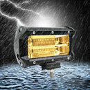 5'' Inch 72W LED Work Light Bar Flood Driving Fog Lamp Truck Boat Offroad Yell.