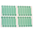 120Pcs adhesive long "HAND MADE"green handmade cake jam seal label DIY stickerBX