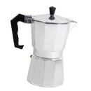 3-Cup Stovetop Espresso Maker Moka Pot, Italian Design, Stainless Steel