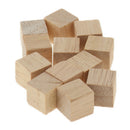 1/2 Inch Wooden Cubes, 100pcs Unfinished Square Wood Blocks for Kids Math