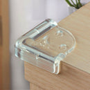 4 Rubber Table Desk Corner Edge Guard Cushion Baby Safety Bumper Protector HK