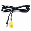 1PC Car MINI ISO 6Pin to 3.5MM Jack Audio Device External Aux Cable Adapter K3N8