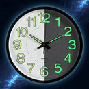 Timelike Luminous Wall Clocks New Circular Quartz Clocks Home Decor Bedroom