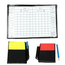 Soccor Referee Penalty Pencil Wallet Pad Yellow Red Card and Sports Noteboo P2R1