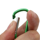 5x Carabiner D-Ring Key Chain Clip Karabiner Camping Keyring Aluminum Snap Hook