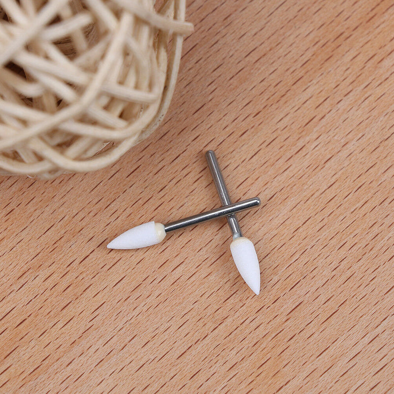 12Pcs dental polishing grinding sand stone materials teeth white Hn