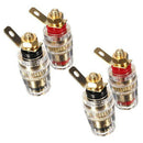 12 Pcs Copper Crystal Post Binding Post For Speaker Amplifier 4mm Banana Pl P1P4