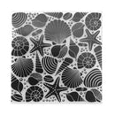Conch Shell Print DIY Scrapbook Plastic Embossing Template Folder Stencil