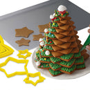 6Pcs/set Christmas Tree Cookie Cutter Stars Shape Cake Biscuit Cutter MoldAT3C