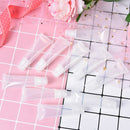 10x 5ml refillable empty cosmetic tube lip gloss balm clear cosmetic containe Bj