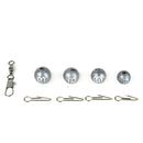 Fishing Weights Sinkers Kit 4 Sizes Cannonball Quick Insert With Tackle Box