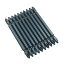 3X(Steel Hardened Double Cross Wind Head 100Mm 1/4 with Magnetic Double Hea